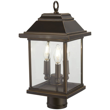 Great Outdoors Marinerfts Pointe 3 Light Post Mount by Minka Lavery - 72636-143C