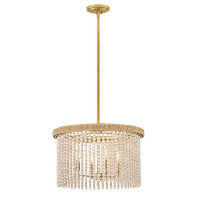 Indra 5W 4 LED Semi Flush Mount 12 Inch Tall and 20.25 Inch Wide by Hinkley - 48607LCB
