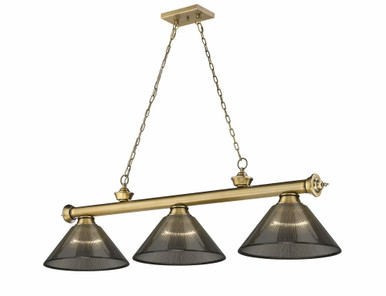 Cordon 3 Light Billiard 14.75 x 14 Inch by Z-Lite 2306-3RB-ARS - 2306-3RB-ARS