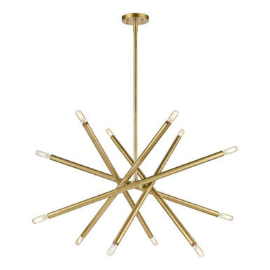 Mandelorian 12 Light Chandelier 32 x 32 In by Zeev  - CD10390-12-AGB