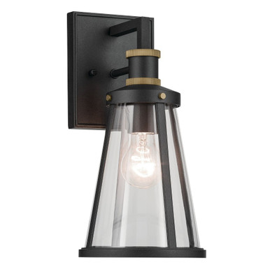 Talman 1 Light Small Outdoor Wall Lantern by Kichler - 59146BKT