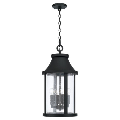 Bridger 4 Light Medium Outdoor Pendant by Capital - 953644BK