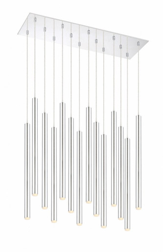 Forest 70W 14 LED Island/Billiard 16 x 24 In by Z Lite 917MP24-CH-LED-14LCH - 917MP24-CH-LED-14LCH