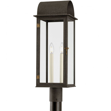 Bohen 2 Light Outdoor Post Mount 25 x 9.5 Inches by Troy - P2225-FRN/PBR