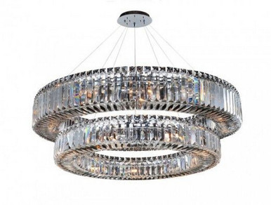 Rondelle 21 Light Oversized Pendant by Allegri - 11774-010-FR001