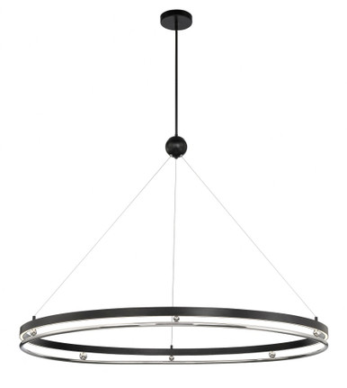 Grande Illusion 90W 1 LED Oversized Pendant by Minka Metropolitan - N7996-572-L
