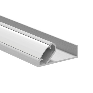 Ils Te Series Shelf Extrusion Kit 0.7 Inch Tall X 96 Inch Length by Kichler - 1TEKSLF75SF8SIL