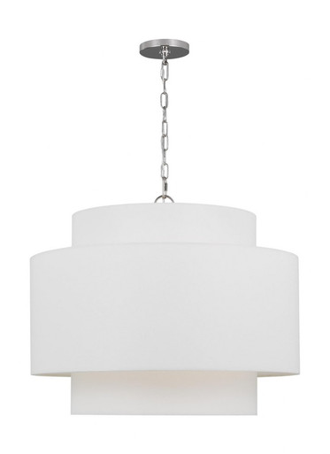 Kate Spade New York 3 Light Steel Large Pendant by Visual Comfort Studio - KSP1043