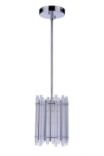 Reveal 1 Light Small Pendant by Craftmade - 59291-CH