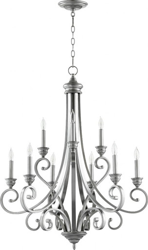 Bryant 9 Light Large 2 Tier Chandelier by Quorum 6054-9 - 6054-9