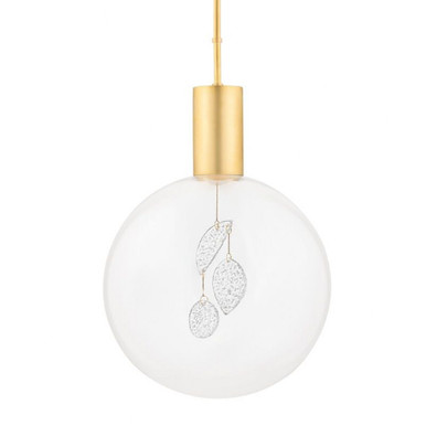 Gio 1 Light Pendant 11 x 16 Inch by Hudson Valley by Hudson Valley - KBS1875701L-AGB