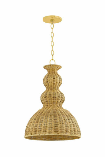 Mayla 1 Light Medium Pendant by Mitzi - H919701S-AGB
