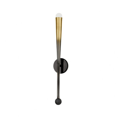 Adley 1 Light Wall Sconce 27.5 Inch Tall X 4.75 Inch Wide by Hudson Valley - CB3841-GB