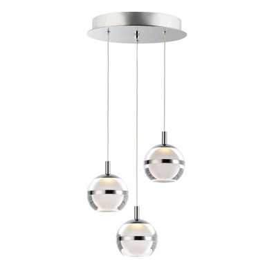 Swank 18W 3 LED Medium Pendant by ET2 - E24593