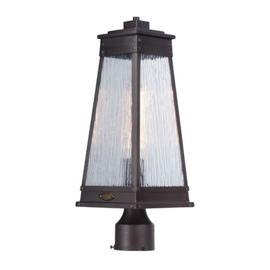 Schooner 1 Light Outdoor Pole/Post Mount 7 x 19 inches by Maxim  - 3041RPOLB