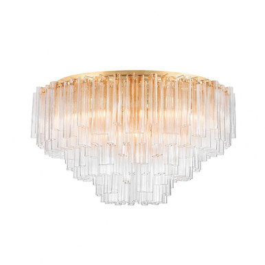 Varenna 39 Light Semi Flush Mount 28.5 Inch Tall X 48 Inch Wide by Corbett - 502-48-VGL