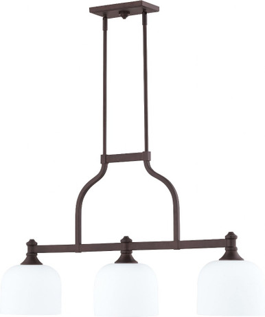 Richmond 3 Light Mini Island Chandelier by Quorum 1830296 - 6911-3-6