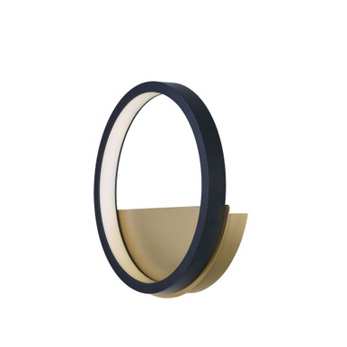 Hoopla 1 LED Light Wall Sconce by ET2 - E24320-BKGLD