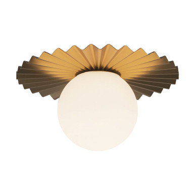 Plume 1 Light 11.88 Inch Wide Flush Mount by Alora - FM501212