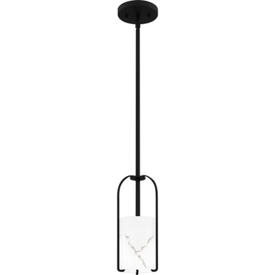 Fairbanks 1 Light Mini Pendant by Quoizel - FRB1505MBK