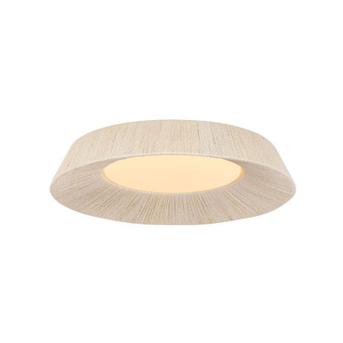 Kenton 15W 1 LED Flush Mount 5 Inch Tall and 24 Inch Wide by Troy - C4424-VGL