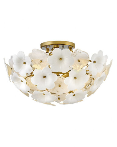 Marianne 15W 3 LED Semi Flush Mount 20.75 Inch Wide by Fredrick Ramond  - FR41963DG