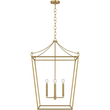 Carlyle 4 Light Pendant 37 Inch X 24.38 Inch Wide by Visual Comfort Studio - KSC1204
