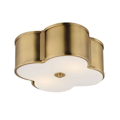 Clover 2 Light 14 Inch Wide Flush Mount by Maxim - 12247WT