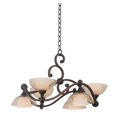 Arroyo 6 Light Large Chandelier by Kalco - 6496AC