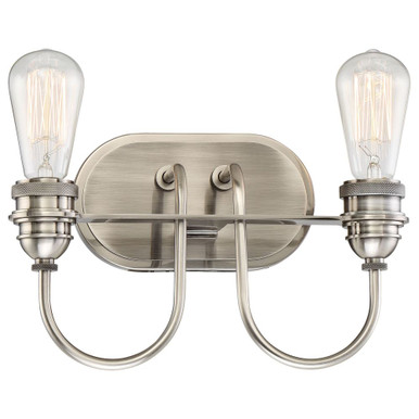Uptown Edison 2 Light Vanity Light by Minka Lavery - 3452-84B
