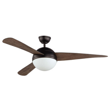 Cupola 52 Inch 3 Blade Ceiling Fan with Light Kit by Maxim - 88801-52