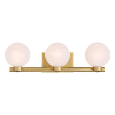 Mooncrest 3 Light Bath Vanity 7.25 Inch Tall X 25 Inch Wide by Minka Lavery - 3493-732