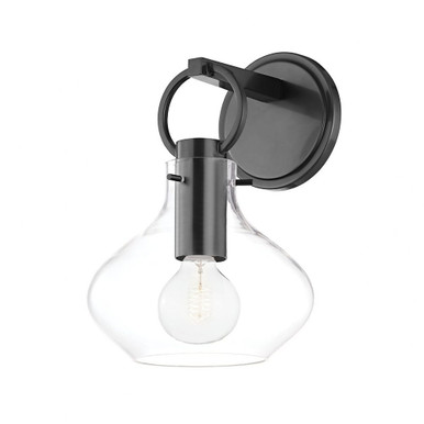 Lina 1 Light Wall Sconce by Hudson Valley - BKO251