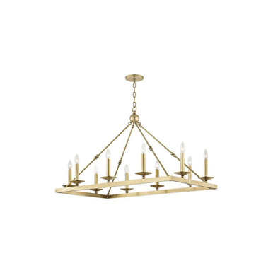 Allendale 10 Light Large Chandelier by Hudson Valley - 3244