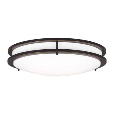 Mahone 34W 1 LED 17.75 Inch Wide Semi Flush Mount by Generation - 7750893