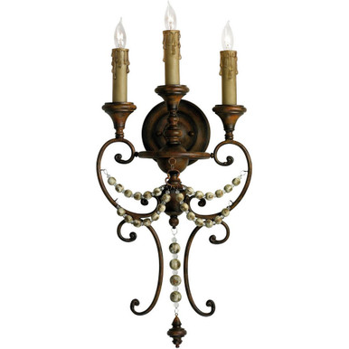 Meriel 3 Light Candle Style Wall Sconce by Cyan - 03009