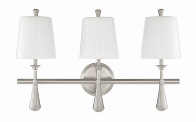 Palmer 3 Light Vanity Light by Craftmade - 57403-BNK