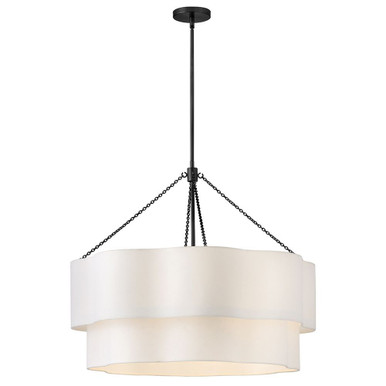 Gwen 40W 8 LED Drum Chandelier 27.75 Inch Tall and 32 Inch Wide by Hinkley - 47735