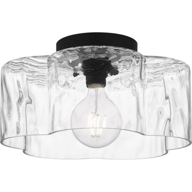 Lilly 1 Light 14 Inch Wide Semi Flush Mount by Quoizel - QSF6760
