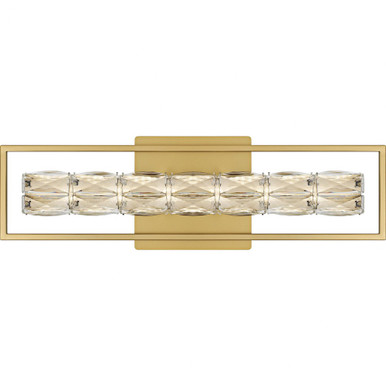 Dazzle 21W LED Bath Vanity 7.25 Inch Tall and 24 Inch Wide by Quoizel - PCDZ8524