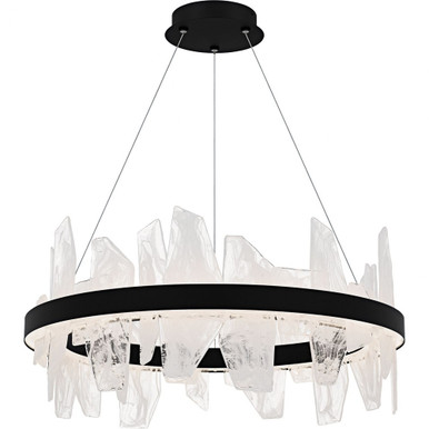 Aurelia 39W LED Chandelier 13.75 Inch Tall and 30 Inch Wide by Quoizel - PCAUR5030