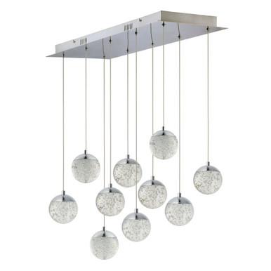Orb Ii 50W 10 LED Medium Pendant by ET2 - E24266-91PC