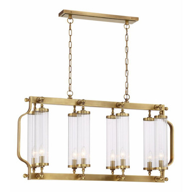 Regis 8 Light Mini Modern Chandelier by Zeev - CD10227-8-AGB