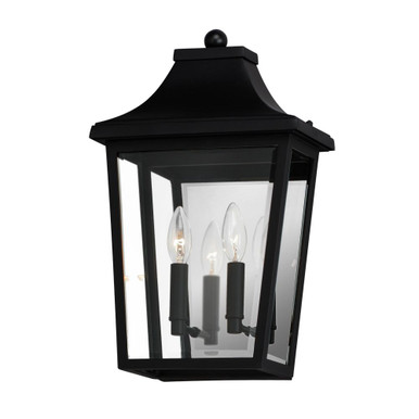 Sutton Place Vx 2 Light Outdoor Candle Style Wall Lantern by Maxim - 40231CLBK