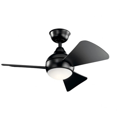 Sola Ceiling Fan with Light Kit 11 Inch tall by 34 Inch wide by Kichler  - 330150