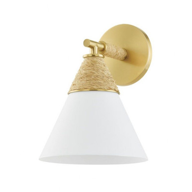 Mica 1 Light Wall Sconce by Mitzi - H709101-AGB/TWH