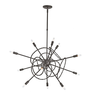 Olympus 12 Light Oversized Pendant by Hubbardton Forge - 131604H