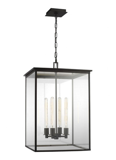 Freeport 4 Light Large Modern Outdoor Pendant by Visual Comfort Studio - co1164htcp