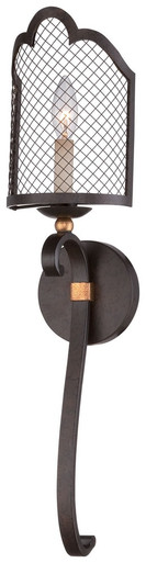 Cortona 1 Light Wall Sconce by Minka Metropolitan - N7100-258B