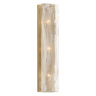 Veil 3 Light Bath Vanity 3.75 Inch Tall and 4.75 Inch Wide by Minka Lavery - 3633-732